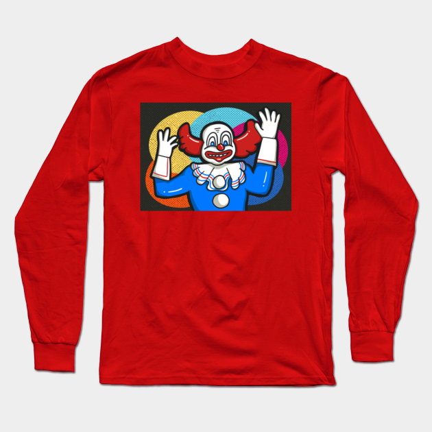 Bozo The Clown Clown Long Sleeve T Shirt Teepublic 